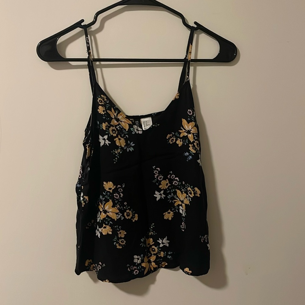 black floral cami